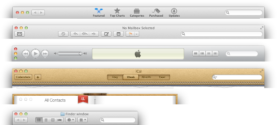 Window styles in Mac OS X Lion